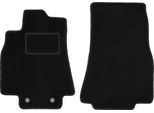 Wielganizator Tappetini Auto Velours Anteriori Adatto Per Mercedes B- Klasa W245 (2005-2011, Hatchback) Neri, Set 2 Pz, Con Fissaggi