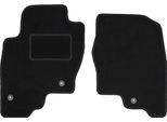 Wielganizator Tappetini Auto Velours Anteriori Adatto Per Nissan Pathfinder R51 (2004-2014, Suv) Neri, Set 2 Pz, Con Fissaggi