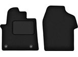 Wielganizator Tappetini Auto Velours Anteriori Adatto Per Fiat Talento (2016-, Furgone) Neri, Set 2 Pz, Con Fissaggi