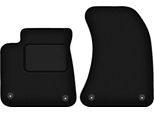 Wielganizator Tappetini Auto Velours Anteriori Adatto Per Audi A8 D4 (2010-2017, Lunga) Neri, Set 2 Pz, Con Fissaggi