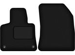 Wielganizator Tappetini Auto Velours Anteriori Adatto Per Citroen C4 Grand Spacetourer (2013-2021, 7 Posti) Neri, Set 2 Pz, Con Fissaggi