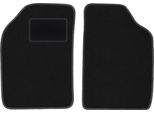 Wielganizator Tappetini Auto Velours Anteriori Adatto Per Lancia Ypsilon I (1996-2003, Hatchback) Neri, Set 2 Pz, Con Fissaggi