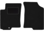 Wielganizator Tappetini Auto Velours Anteriori Adatto Per Hyundai Accent Mc (2005-2011, Hatchback, Berlina) Neri, Set 2 Pz, Con Fissaggi