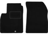 Wielganizator Tappetini Auto Velours Anteriori Adatto Per Nissan Micra K13 (2010-2016, Hatchback) Neri, Set 2 Pz, Con Fissaggi