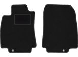 Wielganizator Tappetini Auto Velours Anteriori Adatto Per Nissan Tiida C11 (2004-2012, Hatchback, Berlina) Neri, Set 2 Pz, Con Fissaggi