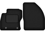 Wielganizator Tappetini Auto Velours Anteriori Adatto Per Ford Focus MK2 (2006-2010, Cabriolet) Neri, Set 2 Pz, Con Fissaggi