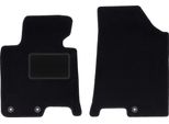 Wielganizator Tappetini Auto Velours Anteriori Adatto Per Hyundai I40 (2011-, Station Wagon, Berlina) Neri, Set 2 Pz, Con Fissaggi