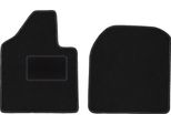 Wielganizator Tappetini Auto Velours Anteriori Adatto Per Suzuki Samurai (1981-1998, Fuoristrada) Neri, Set 2 Pz, Con Fissaggi