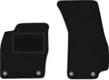 Wielganizator Tappetini Auto Velours Anteriori Adatto Per Audi A8 D5 4N (2017-, Berlina) Neri, Set 2 Pz, Con Fissaggi