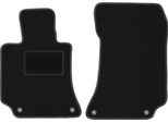Wielganizator Tappetini Auto Velours Anteriori Adatto Per Mercedes Cls W218 (2009-2016, Coupé) Neri, Set 2 Pz, Con Fissaggi