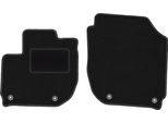 Wielganizator Tappetini Auto Velours Anteriori Adatto Per Honda HR-V Ii (2014-2018, Crossover) Neri, Set 2 Pz, Con Fissaggi