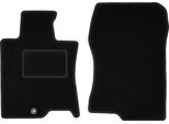 Wielganizator Tappetini Auto Velours Anteriori Adatto Per Honda Accord Viii (2008-2015, Berlina, Station Wagon, Tourer) Neri, Set 2 Pz, Con Fissaggi