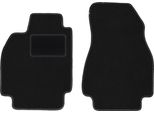 Wielganizator Tappetini Auto Velours Anteriori Adatto Per Renault Megane Ii Cc (2003-2010, Coupé, Cabriolet) Neri, Set 2 Pz, Con Fissaggi