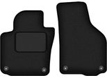 Wielganizator Tappetini Auto Velours Anteriori Adatto Per Volkswagen Golf Vi (2011-2016, Cabriolet) Neri, Set 2 Pz, Con Fissaggi