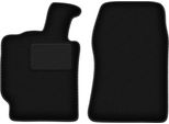 Wielganizator Tappetini Auto Velours Anteriori Adatto Per Lancia Thesis (2001-2009, Berlina) Neri, Set 2 Pz, Con Fissaggi