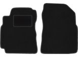 Wielganizator Tappetini Auto Velours Anteriori Adatto Per Nissan Primera P12 (2001-2007, Station Wagon, Berlina, Liftback) Neri, Set 2 Pz, Con Fissaggi