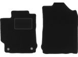 Wielganizator Tappetini Auto Velours Anteriori Adatto Per Toyota Camry Viii XV50 (2011-2018, Berlina) Neri, Set 2 Pz, Con Fissaggi