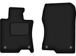 Wielganizator Tappetini Auto Velours Anteriori Adatto Per Honda Accord Viii (2011-2015, Berlina, Station Wagon, Tourer) Neri, Set 2 Pz, Con Fissaggi