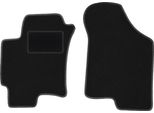 Wielganizator Tappetini Auto Velours Anteriori Adatto Per Hyundai Coupe Ii Gk (2001-2008, Coupé) Neri, Set 2 Pz, Con Fissaggi