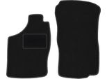 Wielganizator Tappetini Auto Velours Anteriori Adatto Per Opel Astra F (1991-2002, Hatchback, Berlina, Station Wagon, Cabrio) Neri, Set 2 Pz, Con Fissaggi