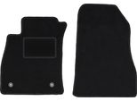 Wielganizator Tappetini Auto Velours Anteriori Adatto Per Nissan Juke F15 (2010-2017, Crossover) Neri, Set 2 Pz, Con Fissaggi