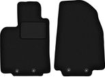 Wielganizator Tappetini Auto Velours Anteriori Adatto Per Mazda CX-9 I (2006-2015, Suv) Neri, Set 2 Pz, Con Fissaggi