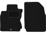 Wielganizator Tappetini Auto Velours Anteriori Adatto Per Nissan Note I E11 (2006-2012, Minivan) Neri, Set 2 Pz, Con Fissaggi