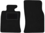 Wielganizator Tappetini Auto Velours Anteriori Adatto Per Mini Cooper Ii R57 (2006-2013, Cabriolet) Neri, Set 2 Pz, Con Fissaggi