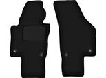 Wielganizator Tappetini Auto Velours Anteriori Adatto Per Volkswagen Passat B6 / B7 Usa (2005-2014, Berlina, Station Wagon) Neri, Set 2 Pz, Con Fissaggi