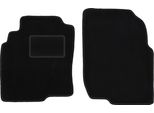 Wielganizator Tappetini Auto Velours Anteriori Adatto Per Nissan Almera Tino (2000-2006, Minivan) Neri, Set 2 Pz, Con Fissaggi