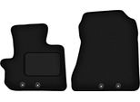 Wielganizator Tappetini Auto Velours Anteriori Adatto Per Toyota Iq (2009-, Hatchback) Neri, Set 2 Pz, Con Fissaggi