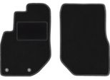 Wielganizator Tappetini Auto Velours Anteriori Adatto Per Hyundai Terracan (2001-2006, Suv) Neri, Set 2 Pz, Con Fissaggi