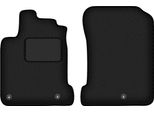 Wielganizator Tappetini Auto Velours Anteriori Adatto Per Renault Latitude (2010-2015, Berlina) Neri, Set 2 Pz, Con Fissaggi