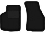 Wielganizator Tappetini Auto Velours Anteriori Adatto Per Volkswagen Golf I (1979-1993, Cabriolet) Neri, Set 2 Pz, Con Fissaggi