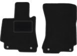 Wielganizator Tappetini Auto Velours Anteriori Adatto Per Mercedes W221 (2005-2013, Classe S Berlina Corta) Neri, Set 2 Pz, Con Fissaggi