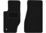 Wielganizator Tappetini Auto Velours Anteriori Adatto Per Jeep Grand Cherokee Iii Wk (2005-2010, Fuoristrada) Neri, Set 2 Pz, Con Fissaggi