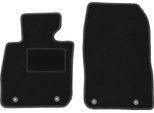 Wielganizator Tappetini Auto Velours Anteriori Adatto Per Mazda CX-3 (2015-, Crossover) Neri, Set 2 Pz, Con Fissaggi