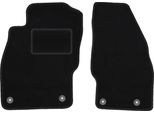 Wielganizator Tappetini Auto Velours Anteriori Adatto Per Opel Adam (2012-, Hatchback) Neri, Set 2 Pz, Con Fissaggi