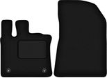 Wielganizator Tappetini Auto Velours Anteriori Adatto Per Renault Captur Ii (2020-, Crossover) Neri, Set 2 Pz, Con Fissaggi