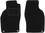 Wielganizator Tappetini Auto Velours Anteriori Adatto Per Saab 9-3 I (1998-2003, Cabriolet) Neri, Set 2 Pz, Con Fissaggi