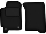 Wielganizator Tappetini Auto Velours Anteriori Adatto Per Subaru Impreza Gc Z Nawiewami (1992-2001, Hatchback, Berlina, Station Wagon) Neri, Set 2 Pz, Con Fissaggi