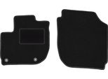 Wielganizator Tappetini Auto Velours Anteriori Adatto Per Honda Jazz Iv (2015-, Hatchback) Neri, Set 2 Pz, Con Fissaggi