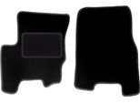 Wielganizator Tappetini Auto Velours Anteriori Adatto Per Ssangyong Korando Ii (Kj) (1998-2006, Suv) Neri, Set 2 Pz, Con Fissaggi