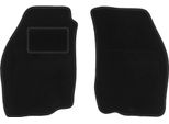 Wielganizator Tappetini Auto Velours Anteriori Adatto Per Suzuki Baleno I (1995-2007, Hatchback, Berlina, Station Wagon) Neri, Set 2 Pz, Con Fissaggi