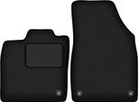 Wielganizator Tappetini Auto Velours Anteriori Adatto Per Volkswagen ID.4 (2020-, Crossover) Neri, Set 2 Pz, Con Fissaggi