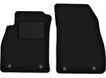 Wielganizator Tappetini Auto Velours Anteriori Adatto Per Saab 9-5 Ii Ng (2010-2012, Berlina, Station Wagon, Liftback, Hatchback) Neri, Set 2 Pz, Con Fissaggi