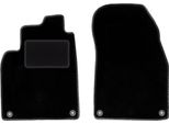 Wielganizator Tappetini Auto Velours Anteriori Adatto Per Saab 9-3 Ii (2002-2014, Cabriolet) Neri, Set 2 Pz, Con Fissaggi
