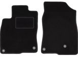 Wielganizator Tappetini Auto Velours Anteriori Adatto Per Honda Civic X (2017-, Hatchback) Neri, Set 2 Pz, Con Fissaggi