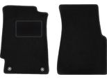 Wielganizator Tappetini Auto Velours Anteriori Adatto Per Honda Civic V (1991-1996, Hatchback) Neri, Set 2 Pz, Con Fissaggi