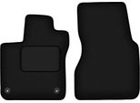Wielganizator Tappetini Auto Velours Anteriori Adatto Per Renault Twingo Iii (2014-, Hatchback) Neri, Set 2 Pz, Con Fissaggi